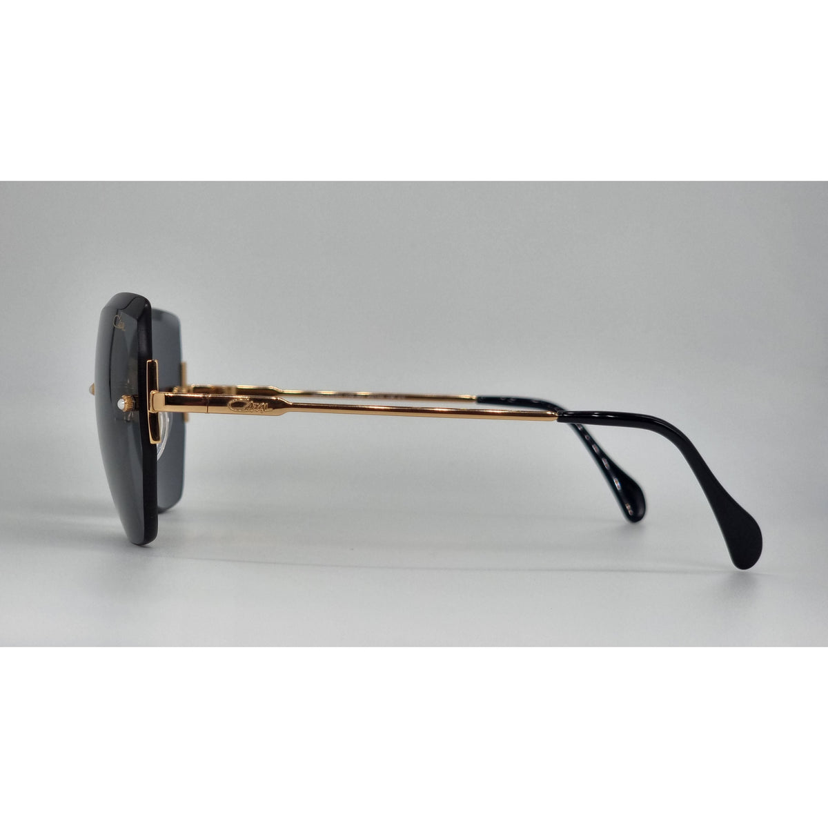 Cazal Rimless 217 Black & Gold