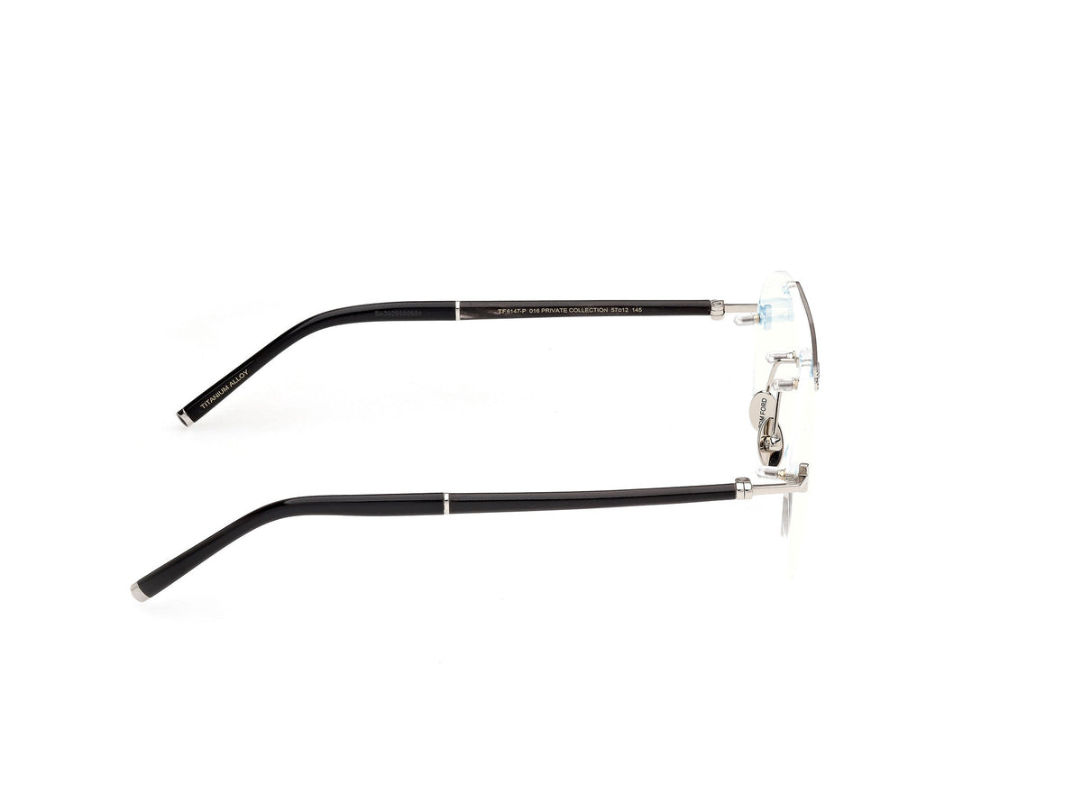 Tom Ford Private Collection TF6147 Shiny Palladium / Black Horn