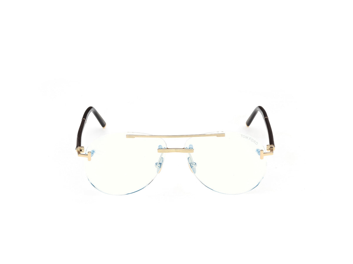 Tom Ford Private Collection TF6147 Shiny Deep Gold / Black Horn