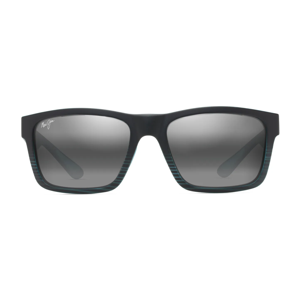 Maui Jim The Flats Black & Teal Stripes