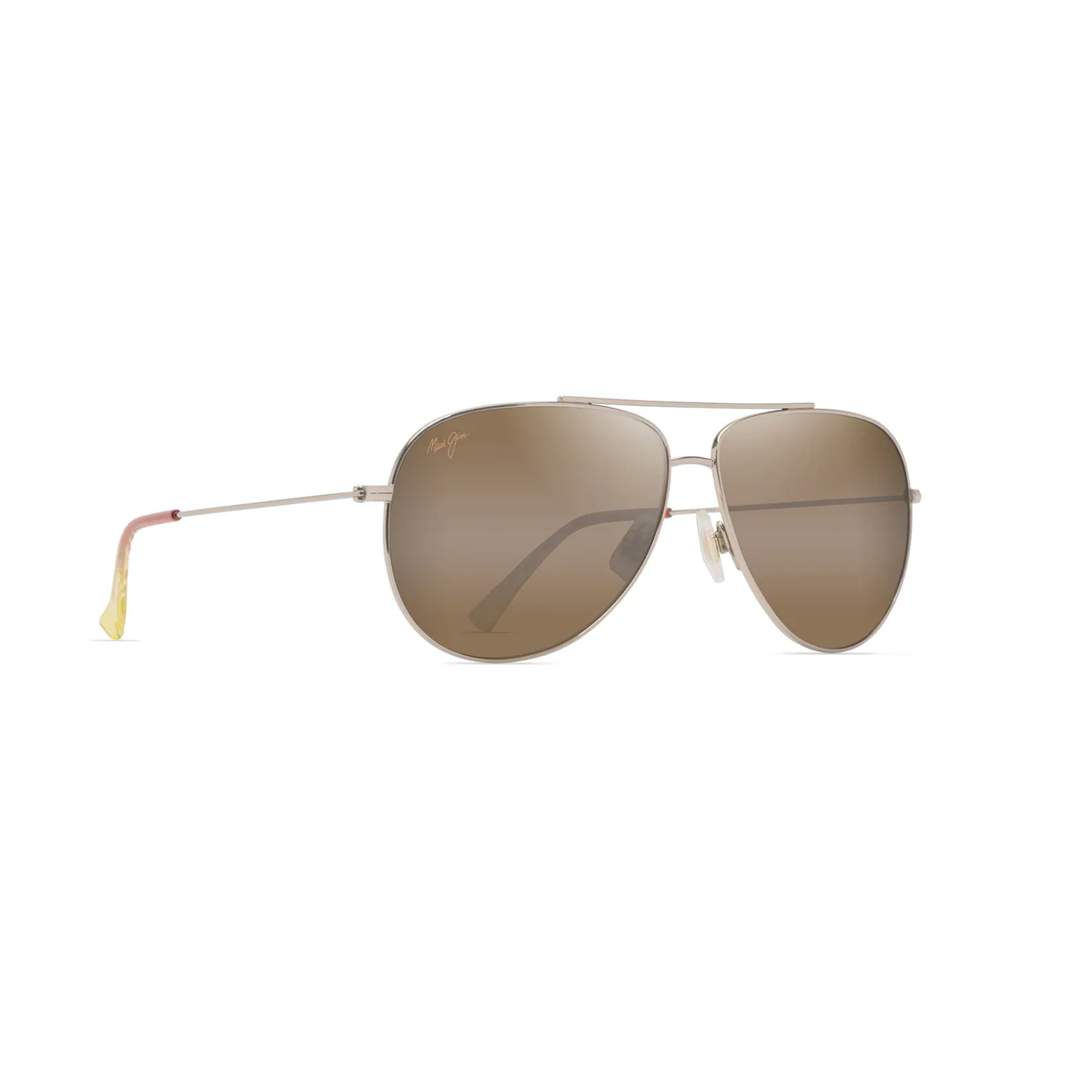 Maui Jim Hau'oli XL Shiny Light Gold with Orange & Yellow