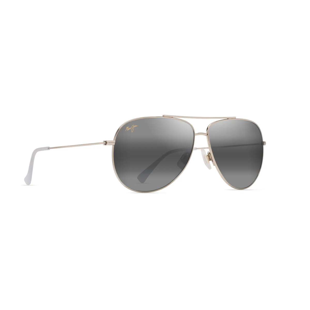 Maui Jim Hau'oli XL Shiny Light Gold with Crystal