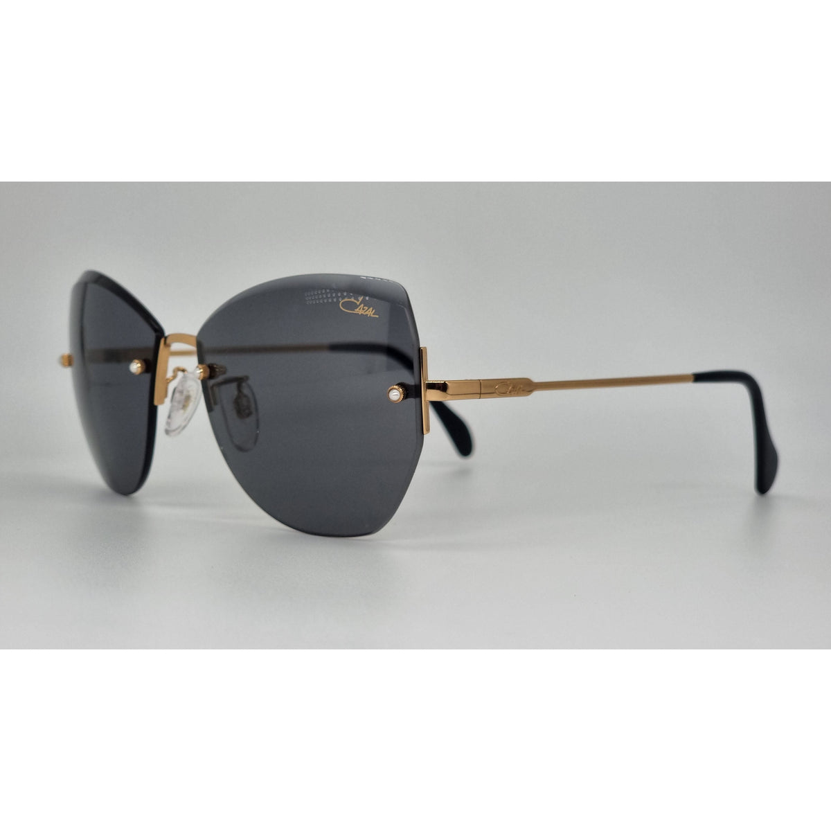 Cazal Rimless 217 Black & Gold
