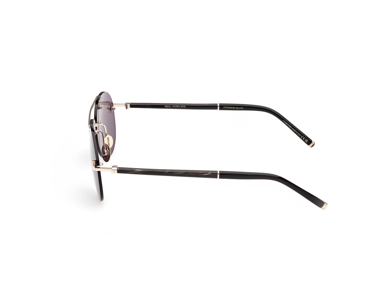 Tom Ford Private TF1375 Shiny Rose Gold / Black Horn