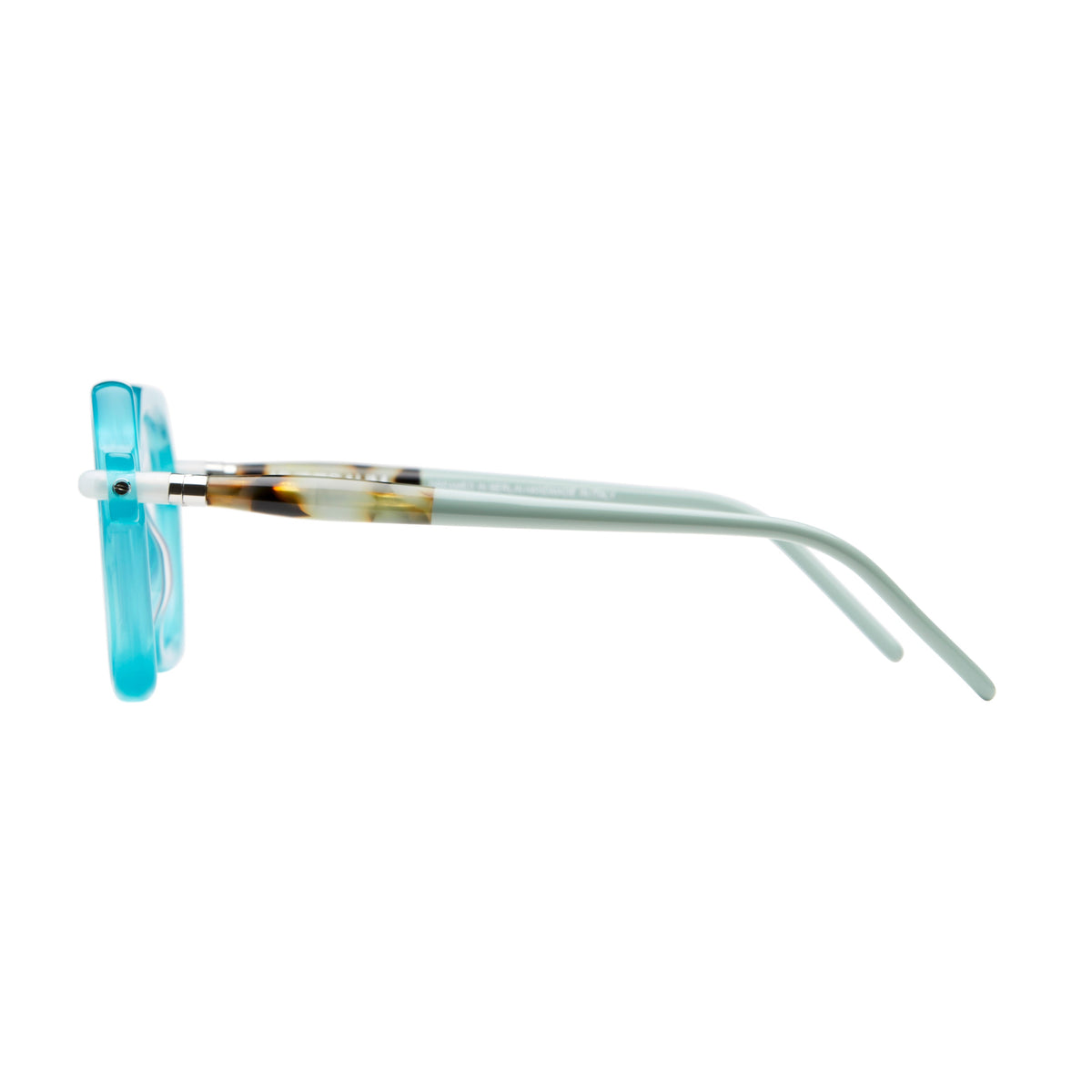 Kuboraum Maske P10 Aqua Marine & Green Havana & Green